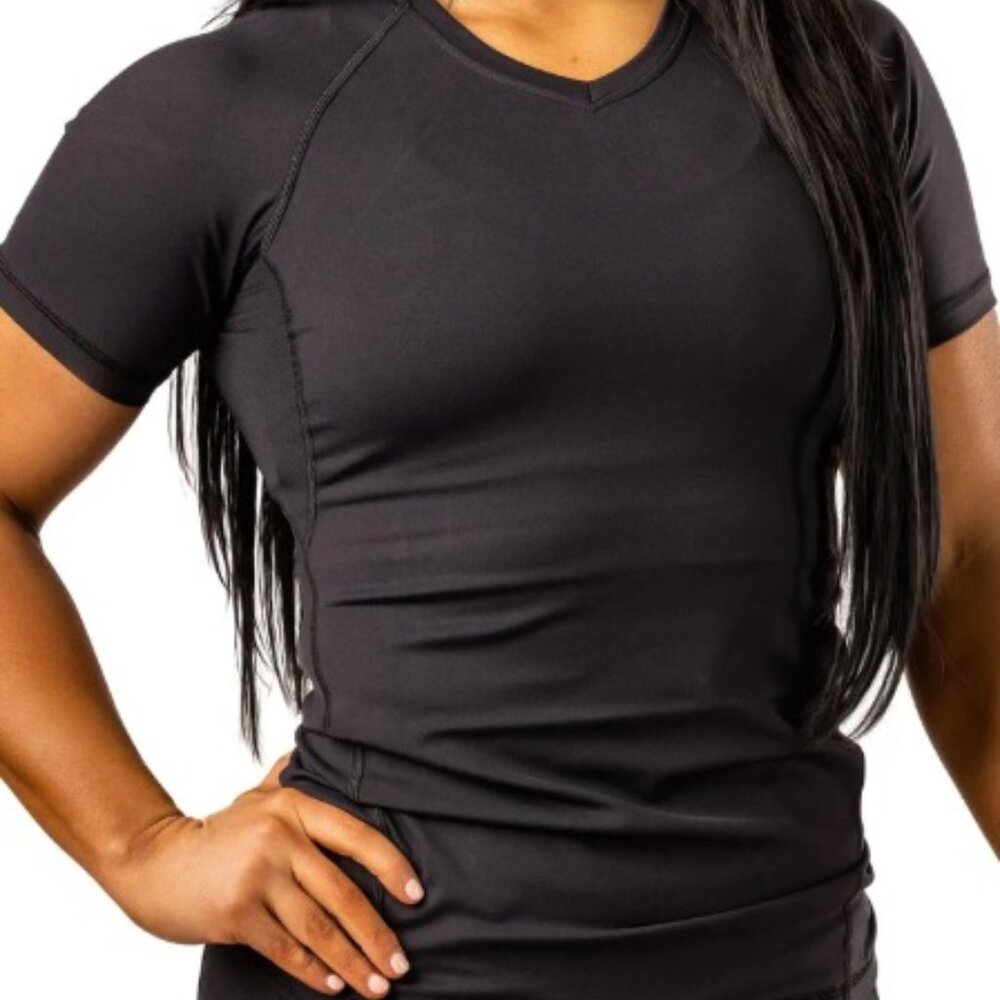 GAIDAMA Women's Avant Garde Jiu Jitsu Rashguard - Short Sleeve